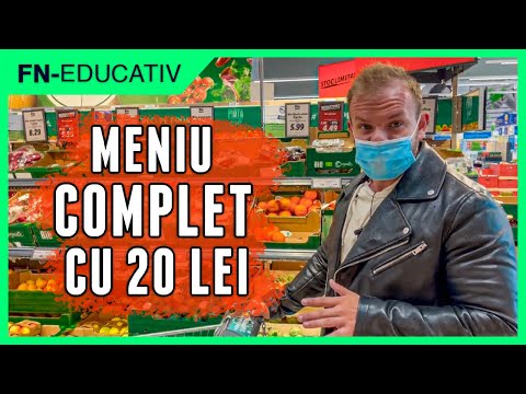 Meniu Complet 2100 Kcalorii cu 20 Lei pe Zi
