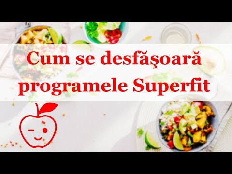 Cum se desfasoara programele de nutritie Superfit