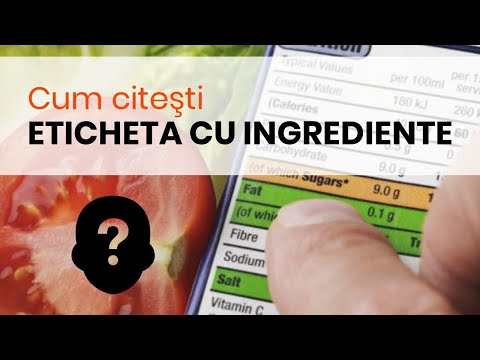 Cum citim etichetele alimentare
