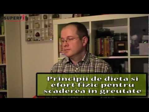 Principii de dieta si efort fizic pentru scadere in greutate