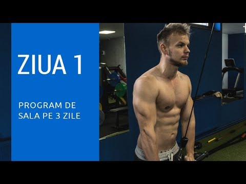 Piept | Triceps | Umeri | Program de 3 zile | Ziua 1