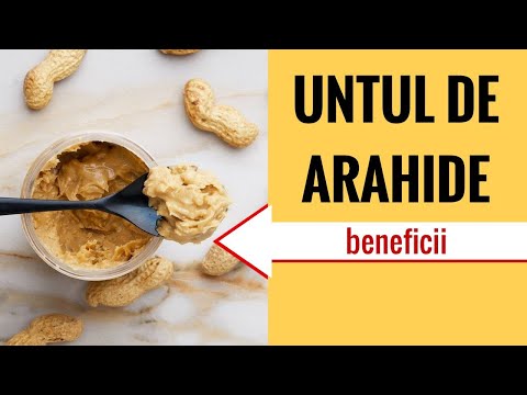 Untul de arahide – beneficii si idei de consum