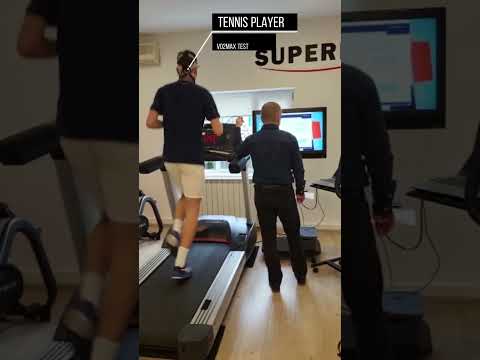 Test VO2max la un jucător de tenis de performanță