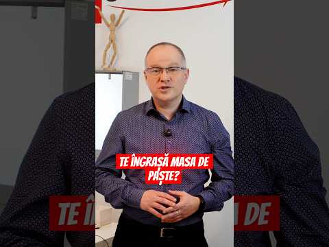 Te îngrașă masa de Paște?