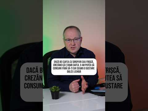 Cafeaua cu sirop sau frișcă