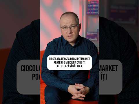Ciocolata neagră din supermarket e cu adevărat… neagră?