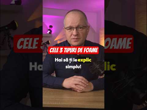 Cele 3 tipuri de foame. Le știi?