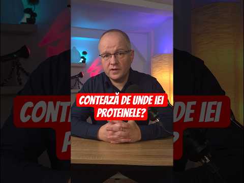 Contează din ce alimente îți iei proteinele?