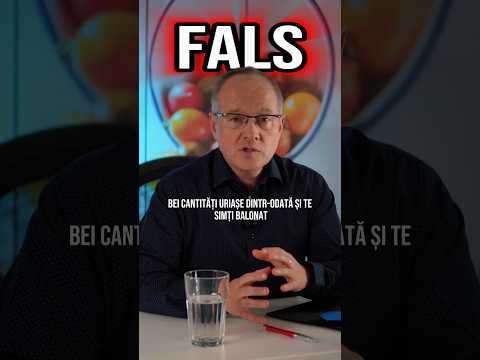 Apa băută în timpul mesei îți strică digestia?