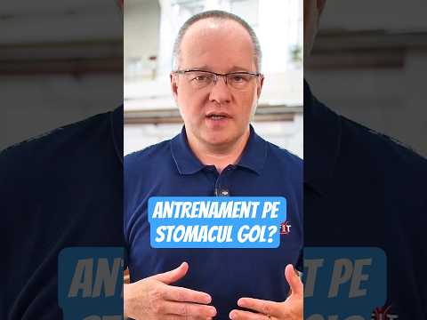 Antrenament pe stomacul gol?