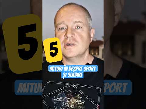 5 mituri despre sport și slăbire