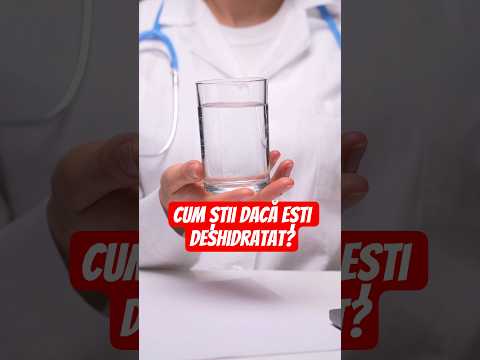 Cum știi dacă ești DESHIDRATAT?