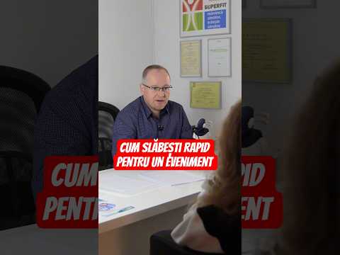 Cum slăbești rapid pentru un eveniment?